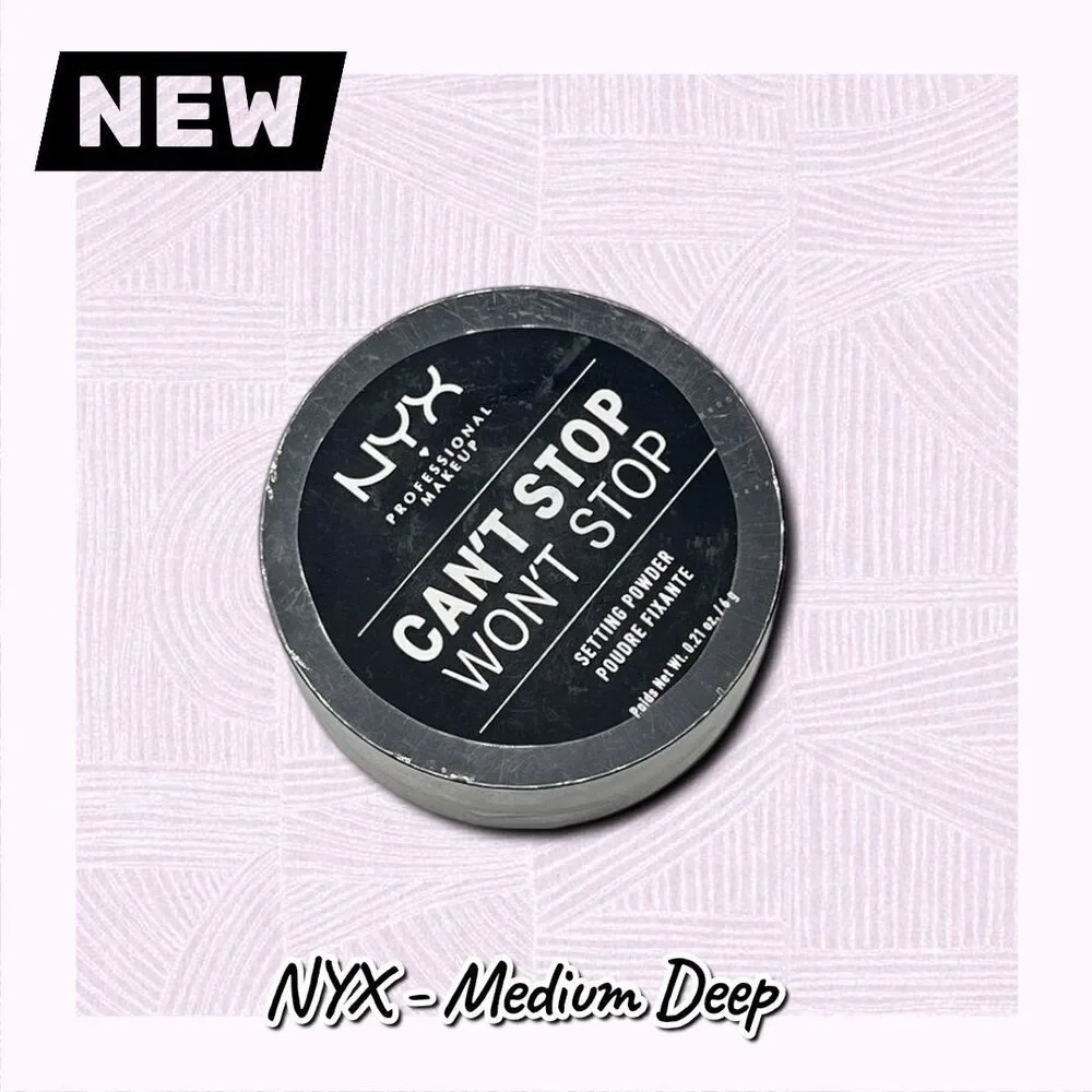 New – NYX Professional Makeup Can’t Stop Won’t Stop Setting Powder | Shade: Medi